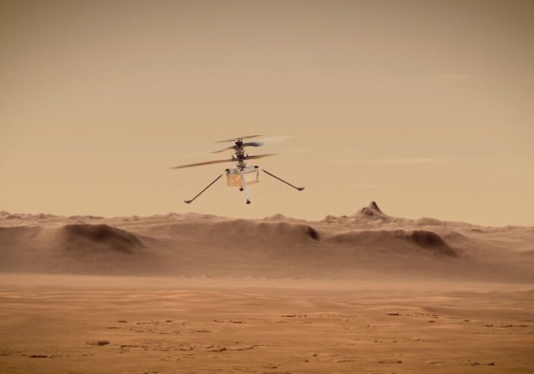NASA își ia adio de la elicopterul său de pe Marte