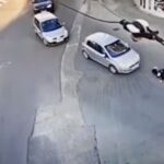 O femeie a vrut să însceneze un accident rutier în București, dar a fost filmată (Video)