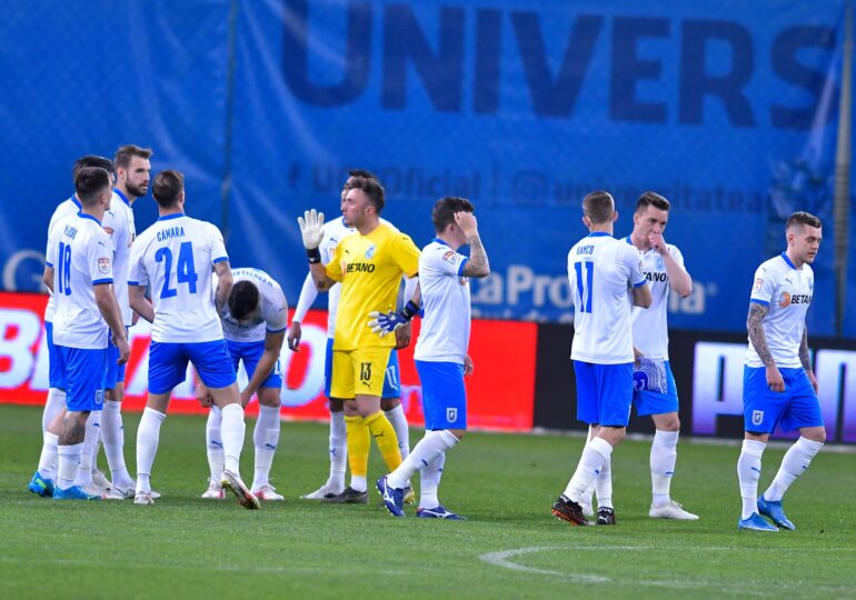 Liga 1: Universitatea Craiova întrerupe seria negativă