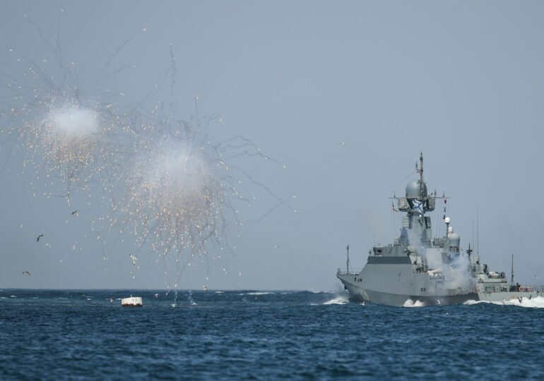 Flota rusă face exerciții antidronă în Marea Neagră