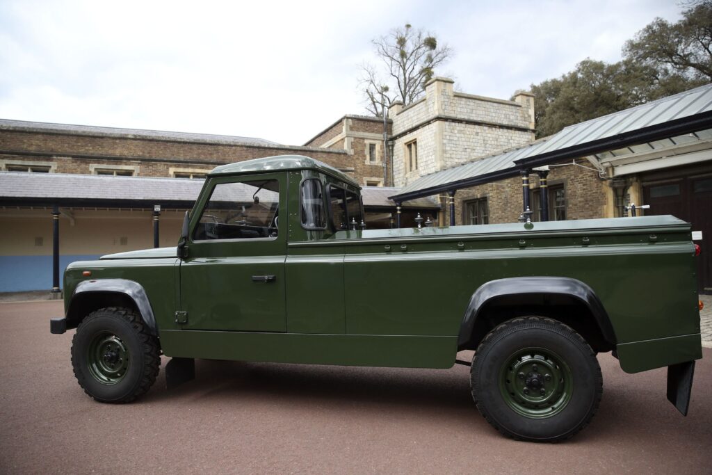 Prince Philip funeral Land Rover