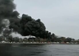 Incendiu masiv la o fabrică istorică din Rusia. Printre victime se numără și pompieri (Video)