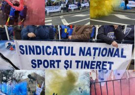 Miting de protest împotriva actualei conduceri a Ministerul Tineretului şi Sportului