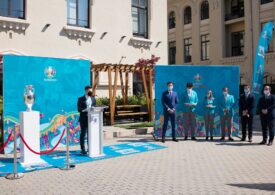 Mari probleme pentru trofeul EURO 2020 ajuns duminică la București (Video)
