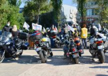 În Constanța, zeci de bicicliști, motocicliști și scuteriști promovează maratonul de vaccinare de săptămâna viitoare (Galerie foto)