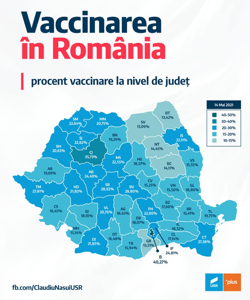 harta vaccinării
