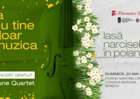 Concert special în Poiana Narciselor: Ia cu tine doar muzica, lasă florile în poiană!