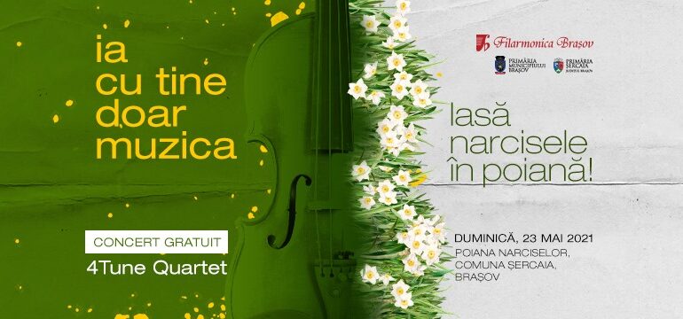 Concert special în Poiana Narciselor: Ia cu tine doar muzica, lasă florile în poiană!