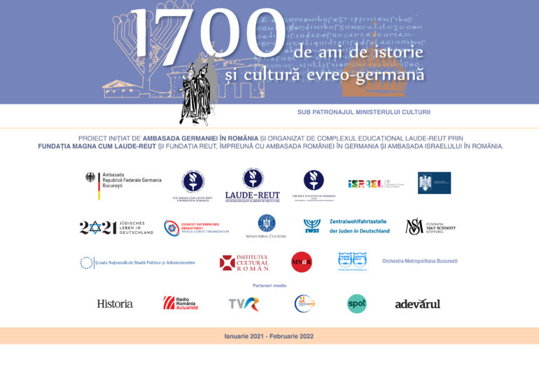 Evreii din Germania, subiect de evenimente destinate elevilor, studenților, profesorilor și publicului larg din România și străinătate