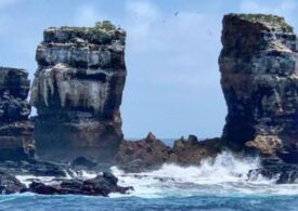 Una dintre cele mai cunoscute formaţiuni stâncoase din Galapagos s-a prăbuşit în mare (Foto)