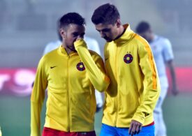 Gestul sfidător făcut de Dragoș Nedelcu după ce a fost schimbat din nou în prima repriză a meciului cu Sepsi