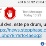 Aveți telefoane cu Android şi iOS? CERT-RO şi SRI au descoperit o campanie de phishing cu mesaje de la ”curieri”