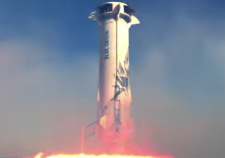 Blue Origin a amânat lansarea vehiculului spaţial New Shepard, din cauza vântului puternic