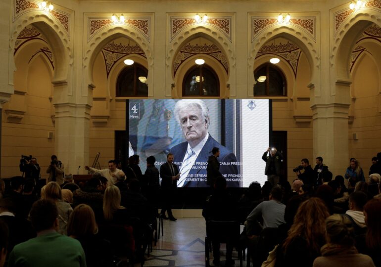 Radovan Karadzic își va ispăși condamnarea pe viață pentru genocid în Marea Britanie