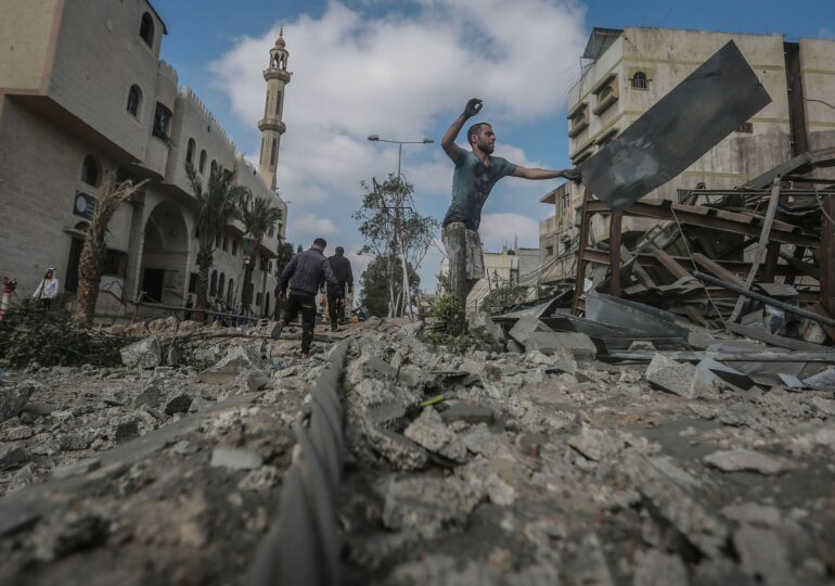 Israelul anunță 50 de bombardamente în 40 de minute către ținte din Gaza
