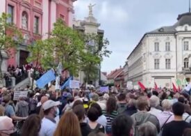 Protest masiv în Slovenia față de acțiunile ”autoritare și corupte” ale premierului: ”Opriţi fascismul, alegeri acum!” (Video)