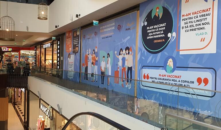 Un nou centru de vaccinare se deschide joi în București, în mall-ul Park Lake