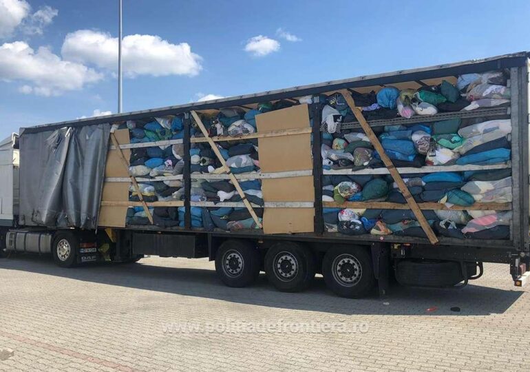 Peste 14.000 de tone de deşeuri au fost oprite anul trecut la intrarea în România