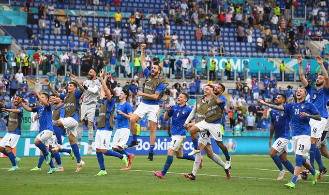 Italia a egalat un record vechi de 82 de ani, după calificarea în optimi la EURO 2020