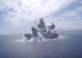 Marina americană a creat un cutremur de 3,9 grade după ce a detonat o bombă în Atlantic (Video)