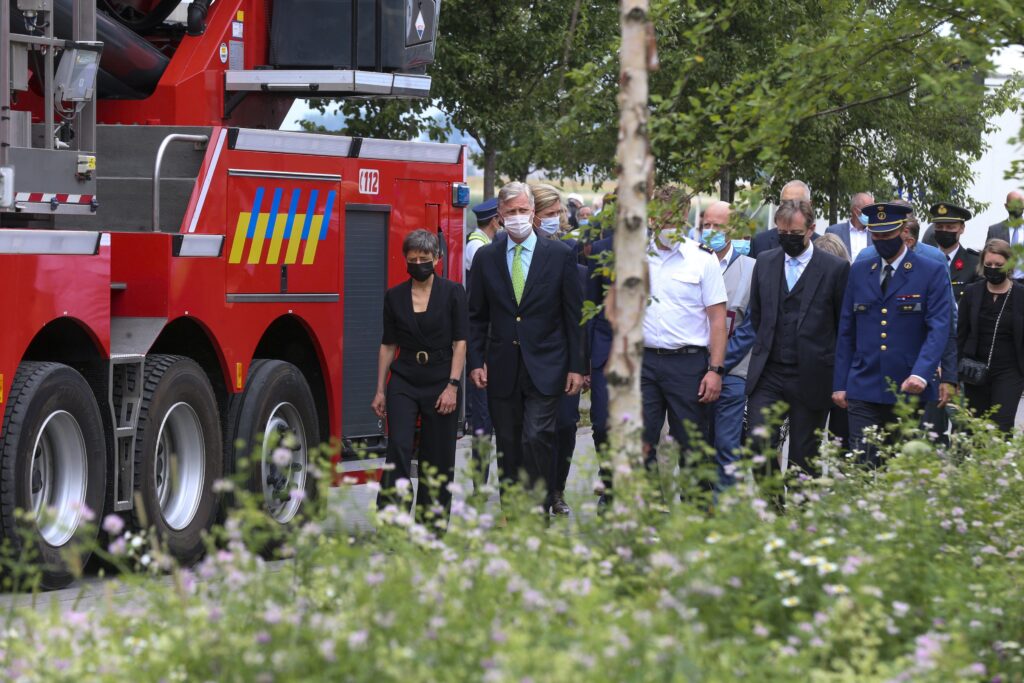 Rege Belgia vizită școală prăbușită Antwerp