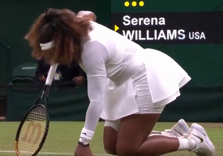 Reacția Serenei Williams după ce a abandonat cu ochii în lacrimi la Wimbledon