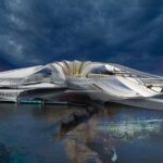 O staţiune turistică plutitoare construită în mijlocul oceanului din gunoaiele recuperate