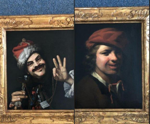 Un bărbat a găsit două tablouri vechi de 350 de ani într-un container de gunoi