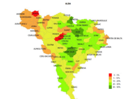 Harta vaccinării: Care sunt cele 10 localități fruntașe şi cine stă cel mai prost