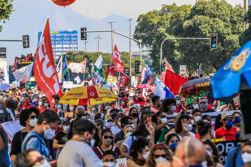 Anti-Bolsonaro protest in Rio de Janeiro