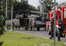 Aparatele de zbor nu se mai ridică în aer, de Ziua Aviației, după aterizarea forţată a elicopterului american