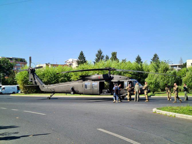 Raluca Turcan a fost martoră la aterizarea forţată a elicopterului din Bucureşti: Felicitări forțelor MAI!