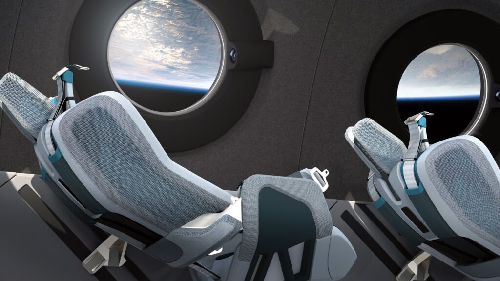 Virgin Galactic Reveal Interior of SpaceShipTwo Ve