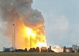 Trei explozii și incendiu puternic la o fabrică din Constanța (Galerie Foto & Video)