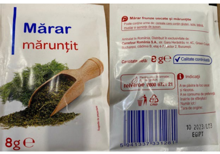 Mărar de la Carrefour și cea mai vândută înghețată din România, retrase de la raft