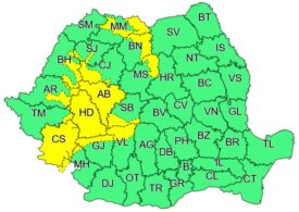 Noi alerte de vijelii, ploi torențiale și grindină în 15 județe. Prognoză specială pentru București