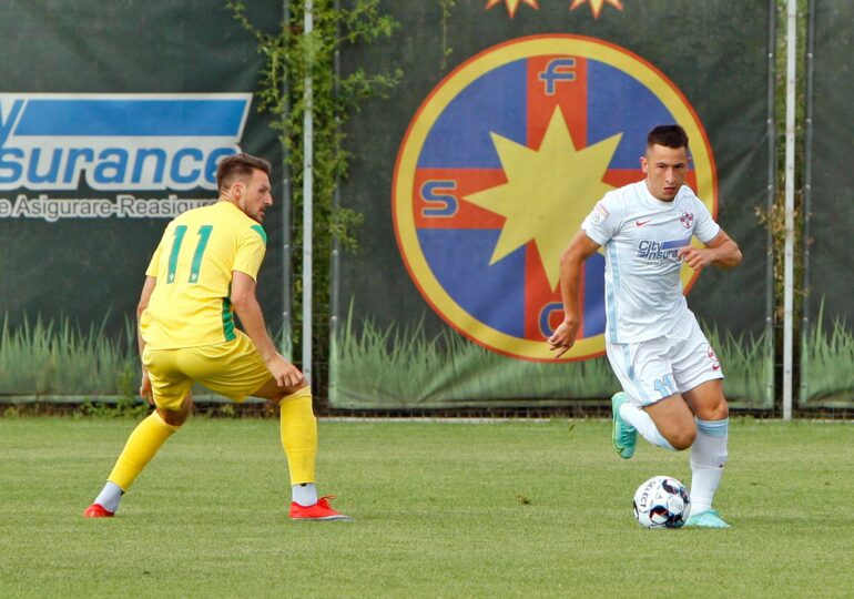 FCSB a marcat cinci goluri la Buzău