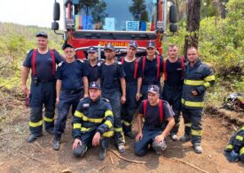 Pompierii buzoieni care au stins incendii în Grecia au intervenit la un accident rutier în drum spre casă