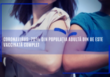 70% din populația adultă din UE este vaccinată complet