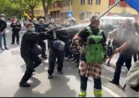 Violențe la Berlin în timpul manifestaţiilor față de restricțiile antiCOVID