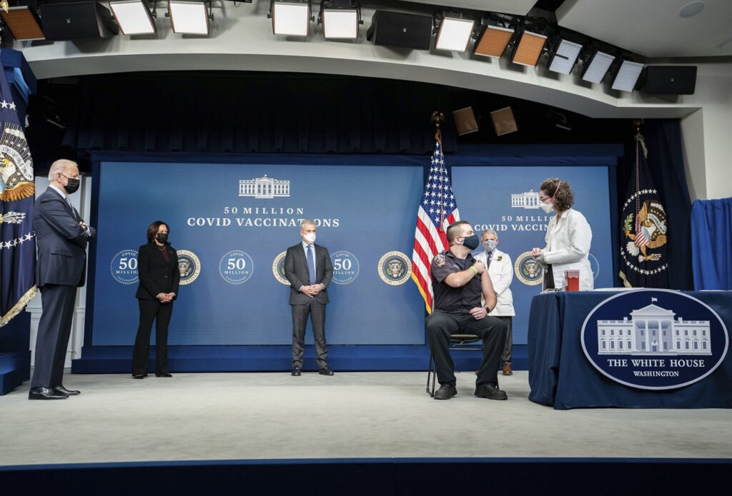 U.S President Biden Marks 50 Millionth Dose of COV