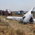 Un avion mic s-a prăbușit lângă Capitală. La bord era un om de afaceri, care a mai aterizat forţat şi în 2014  (Foto&Video)