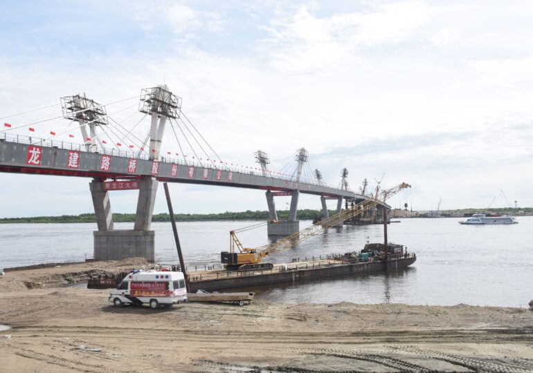 Prima cale ferată peste apă între China și Rusia e gata, după 7 ani de lucrări (Video)