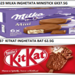 Înghețate Milka și KitKat, retrase din Mega Image, din cauza oxidului de etilenă