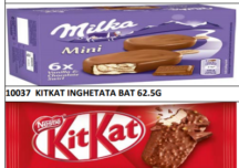 Înghețate Milka și KitKat, retrase din Mega Image, din cauza oxidului de etilenă