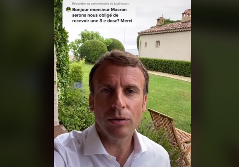 Când şi cui i se va administra în Franţa a treia doză de vaccin. Macron face campanie pro-vaccinare pe Instagram şi TikTok