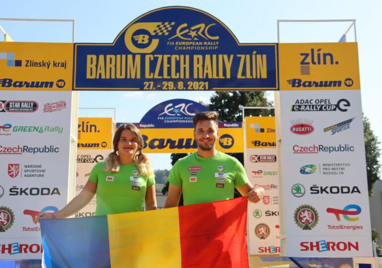 Doi români, la startul etapei a patra din Campionatul European de Raliuri