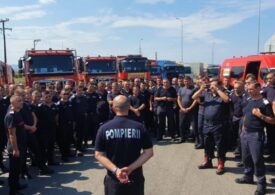 Pompierii români reveniţi din Grecia au fost înaintaţi în grad. Cîţu: Mândri de voi! (Video)