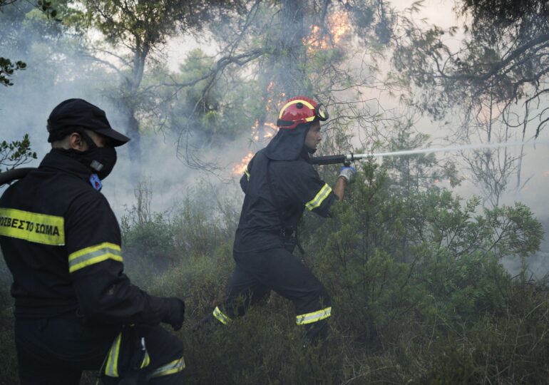 Pompierii români care s-au oferit voluntari să lupte cu incendiile din Grecia (Galerie foto)