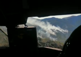 Militarii români au intervenit pentru a stinge incendii în Macedonia de Nord (Video)